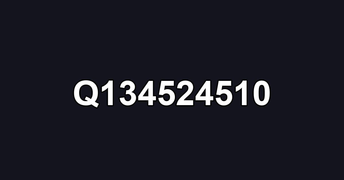 Q134524510