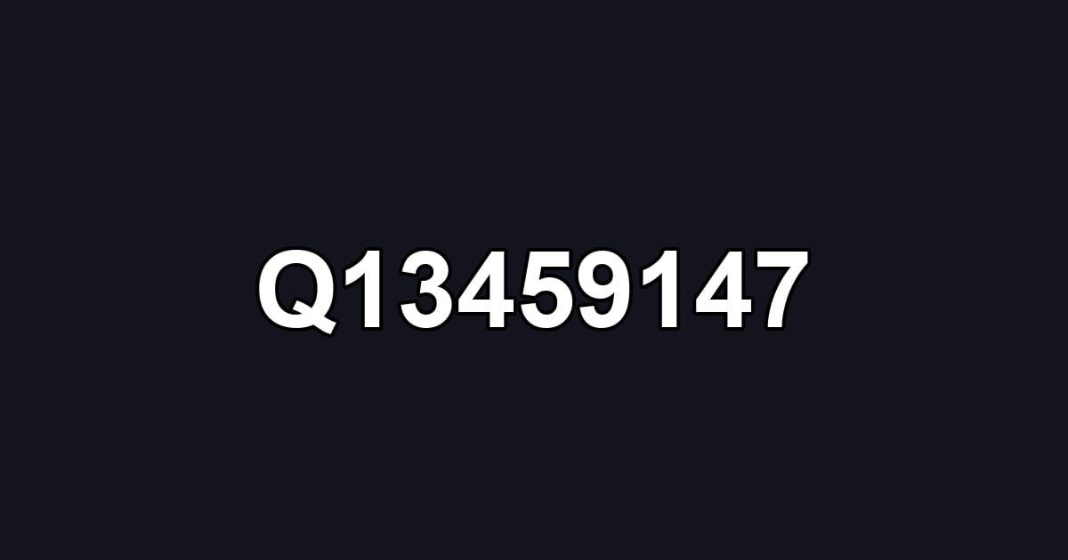 Q13459147