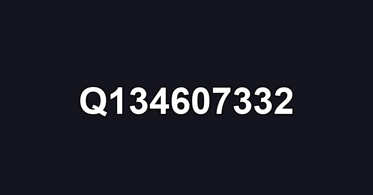 Q134607332