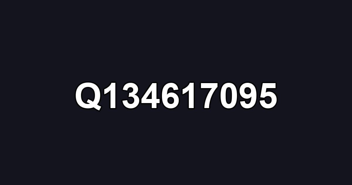 Q134617095