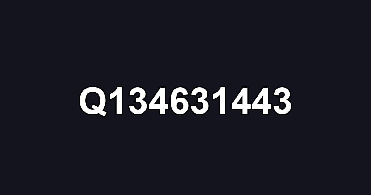 Q134631443
