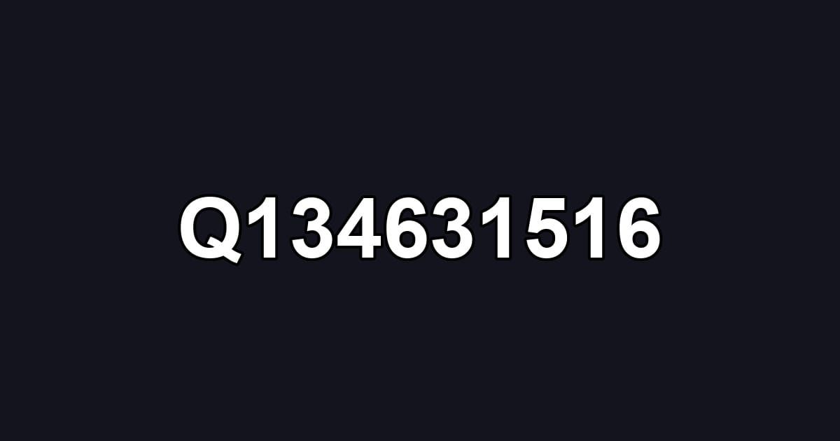 Q134631516