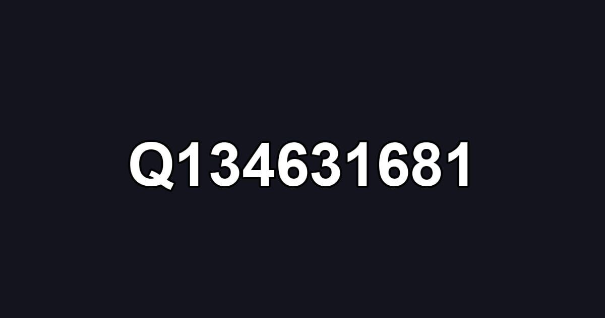 Q134631681
