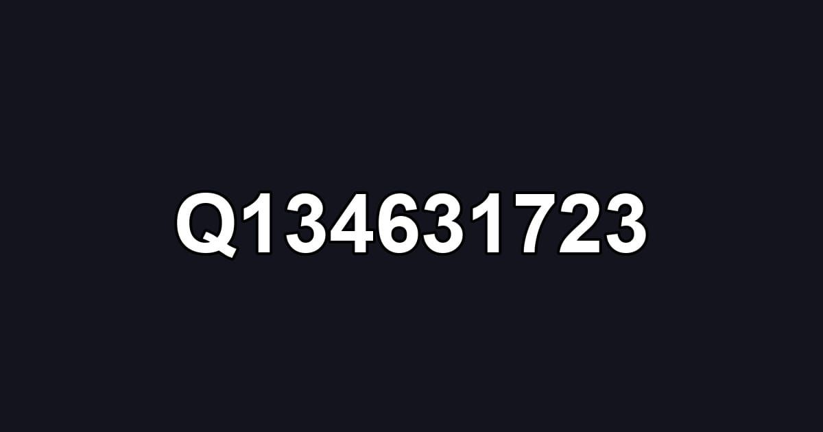 Q134631723