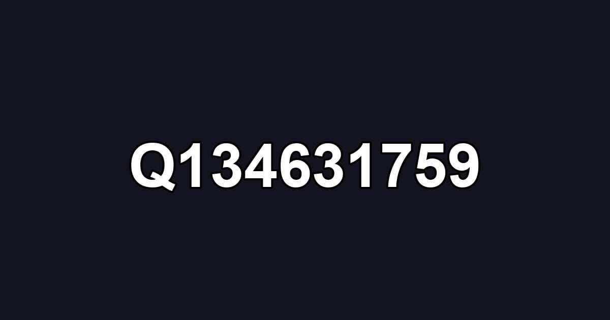 Q134631759