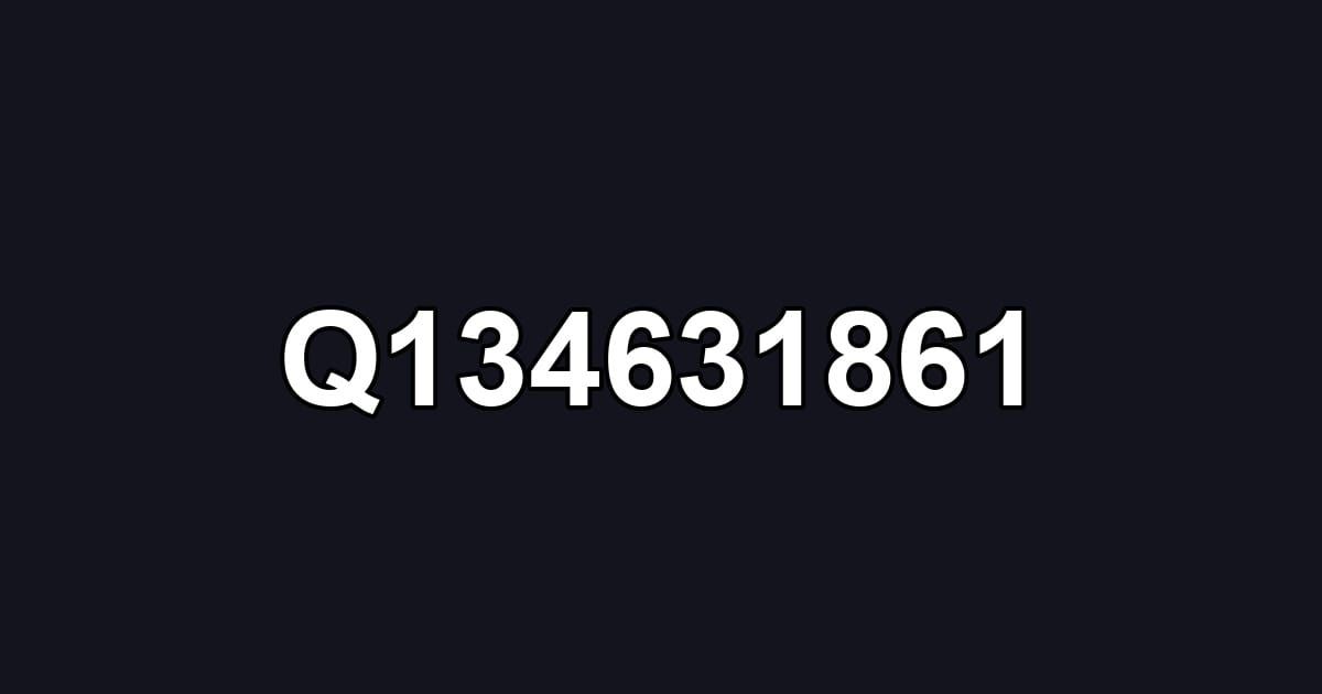 Q134631861