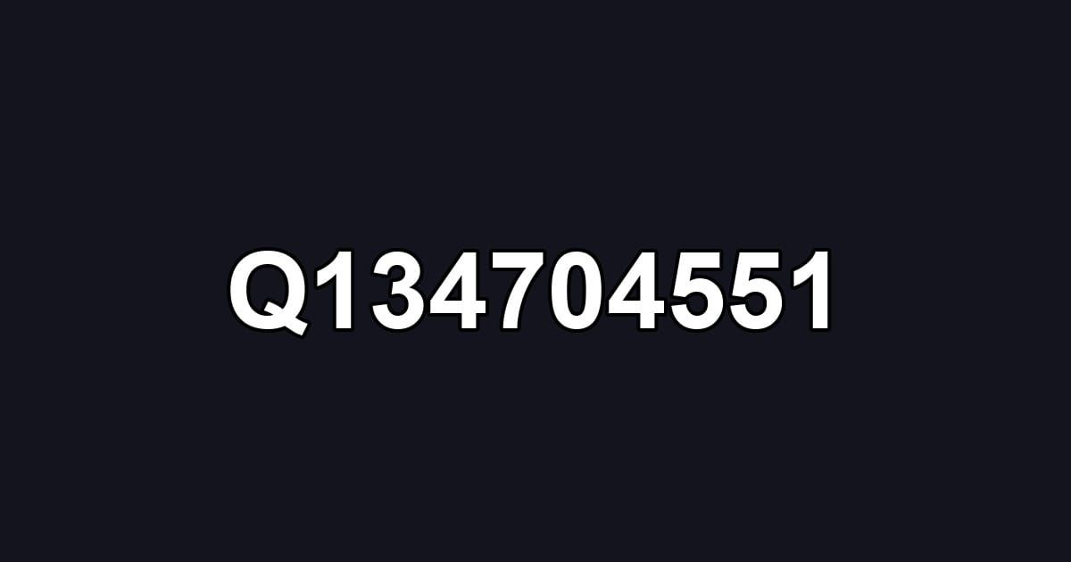 Q134704551
