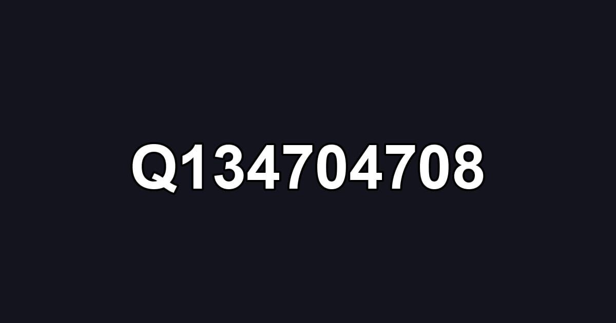 Q134704708