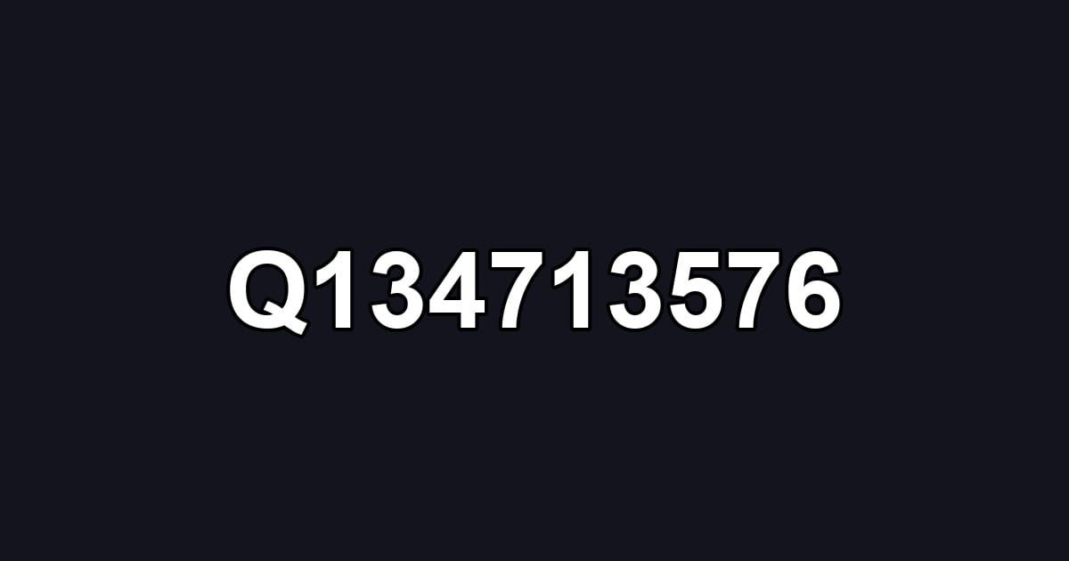 Q134713576
