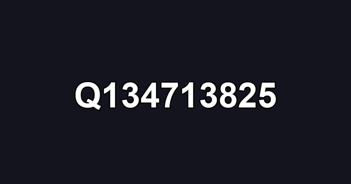 Q134713825