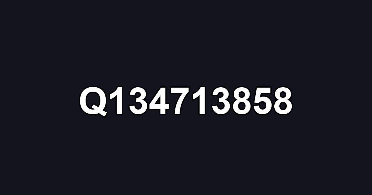 Q134713858