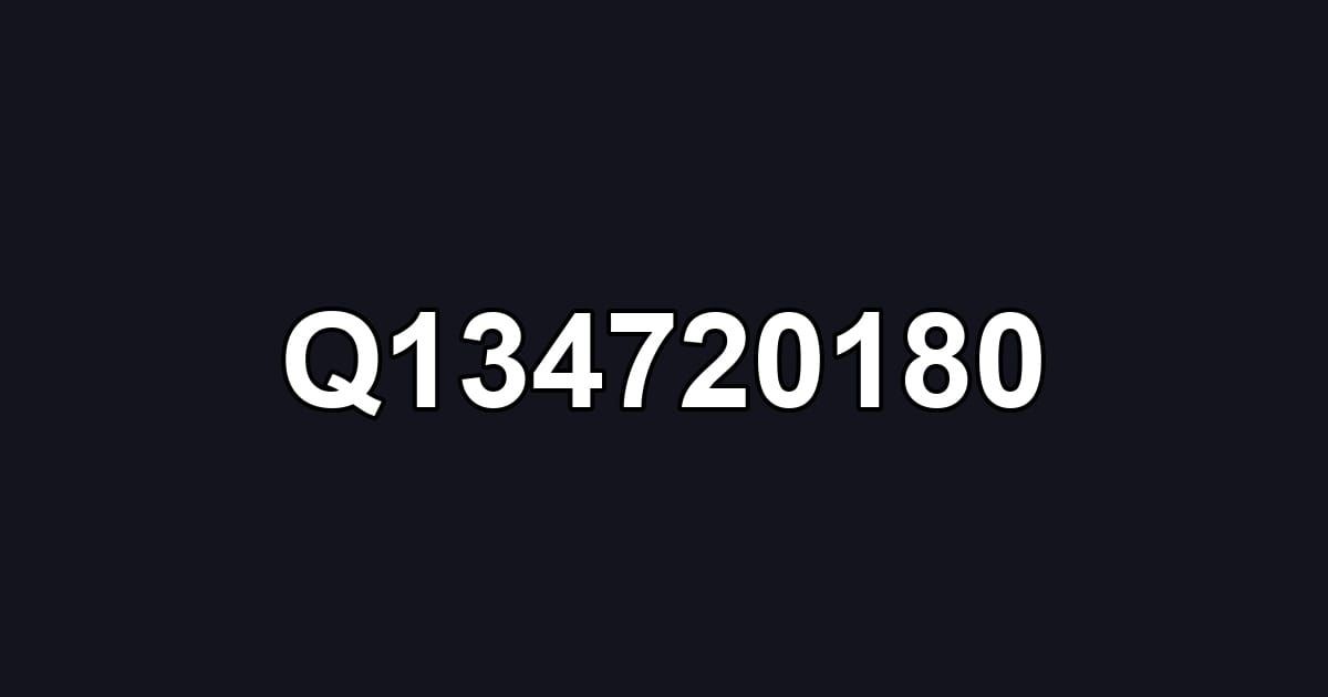 Q134720180