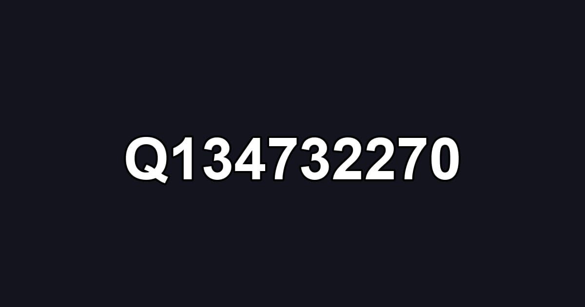 Q134732270