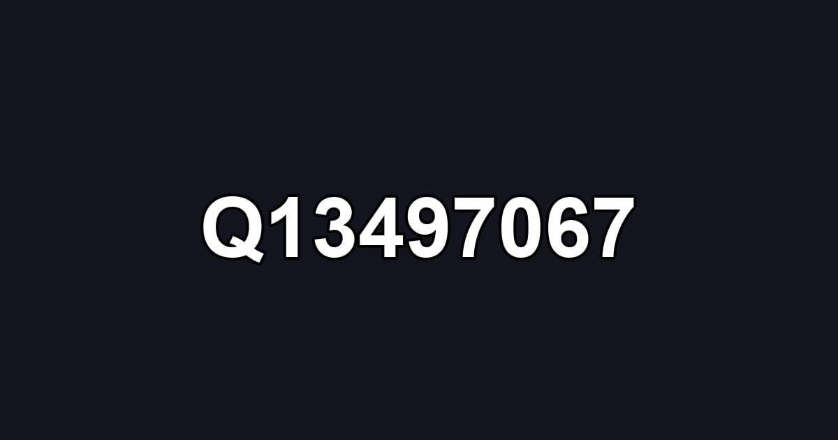Q13497067
