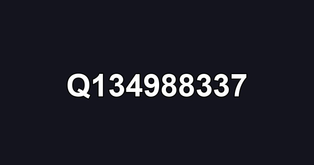 Q134988337