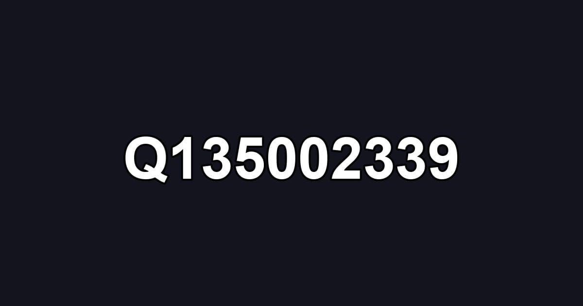 Q135002339
