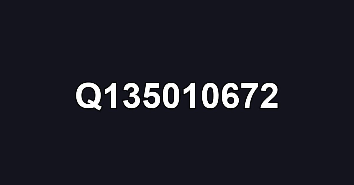 Q135010672