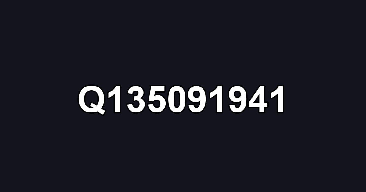 Q135091941