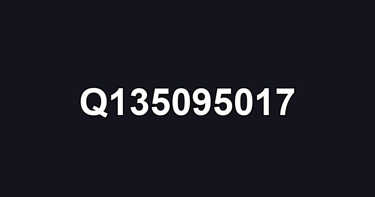 Q135095017