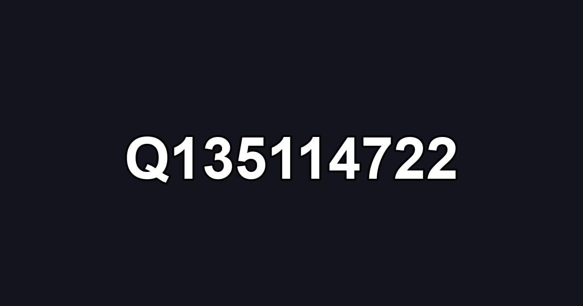 Q135114722