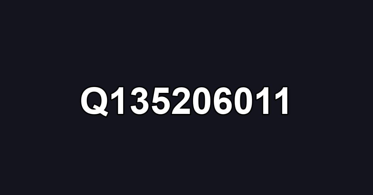 Q135206011