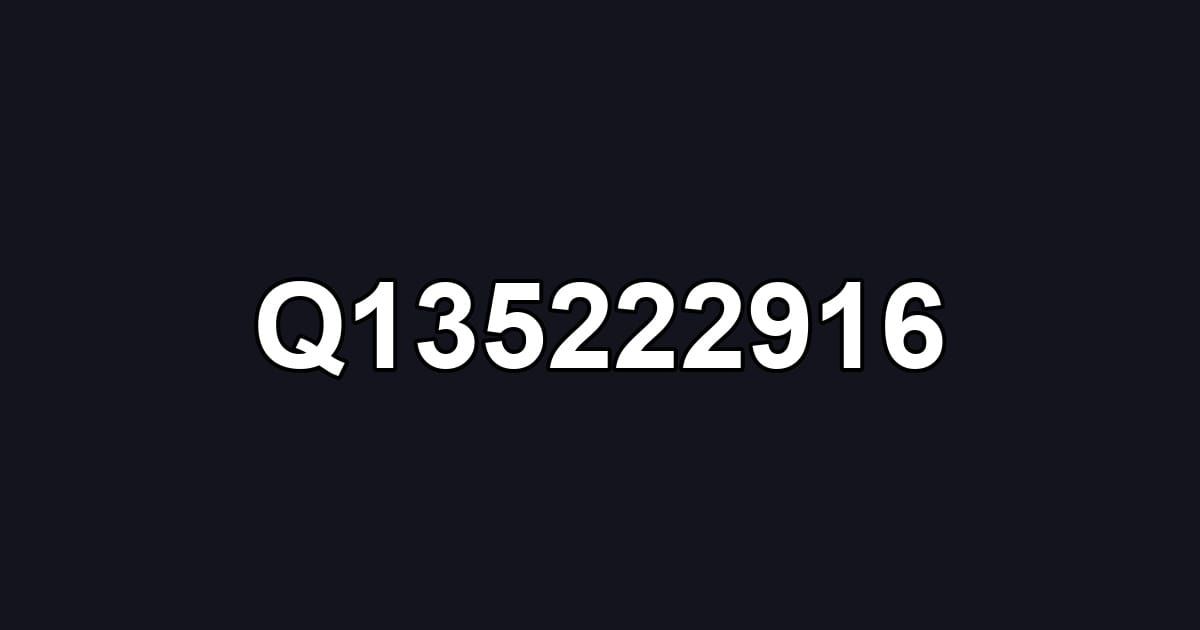 Q135222916