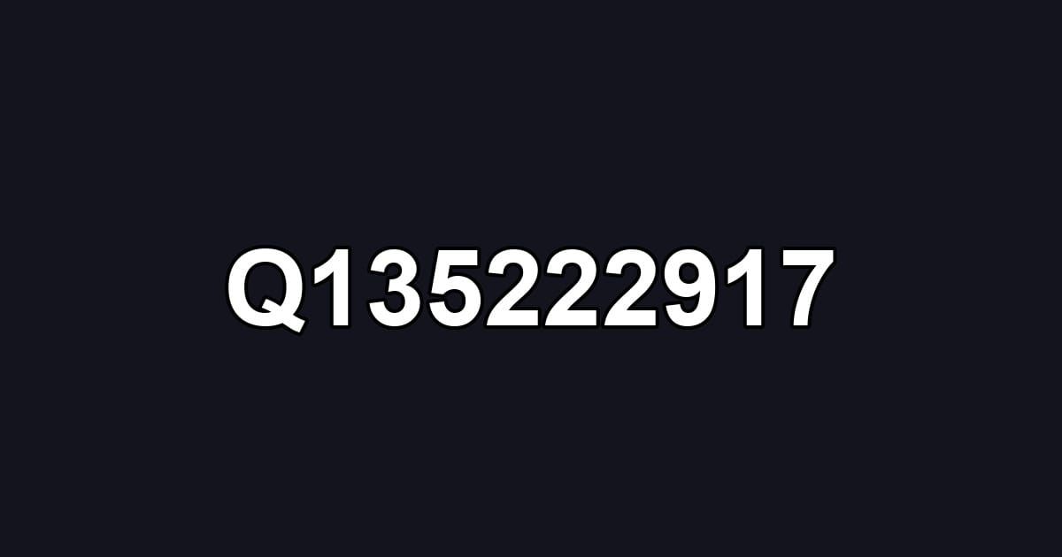 Q135222917