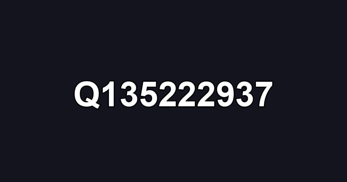 Q135222937