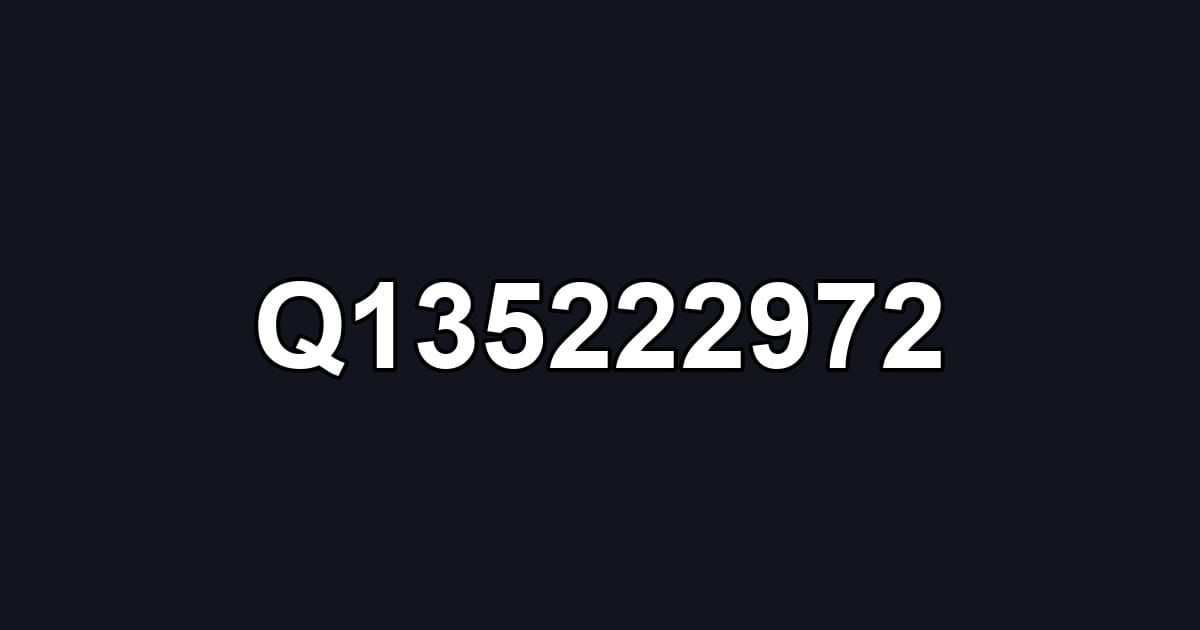 Q135222972