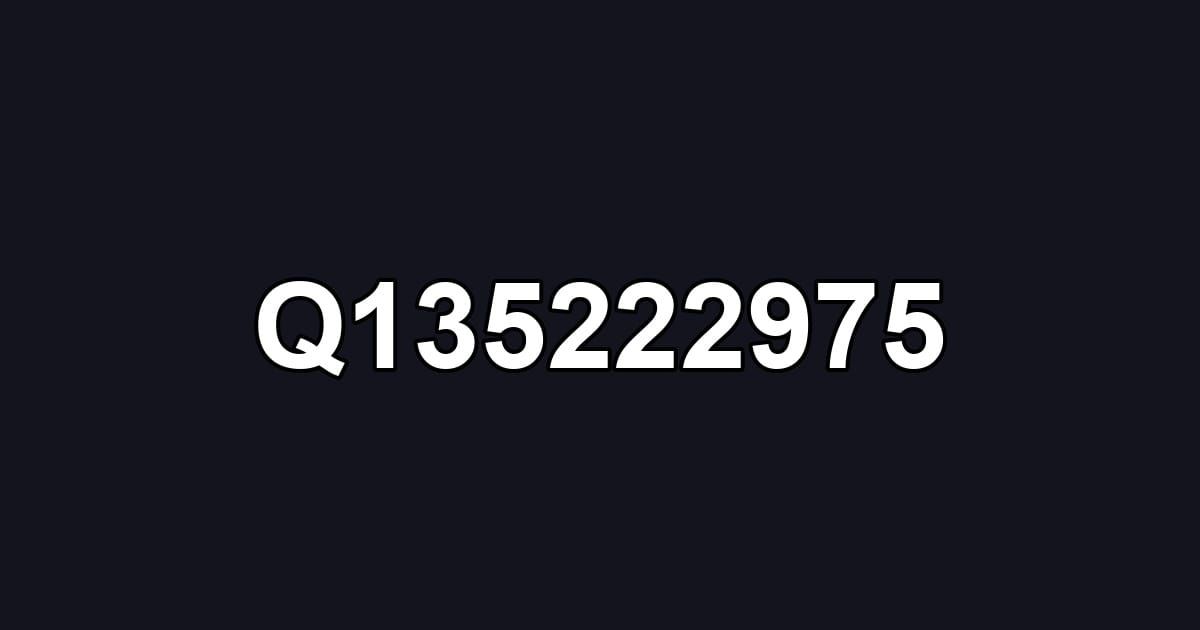 Q135222975