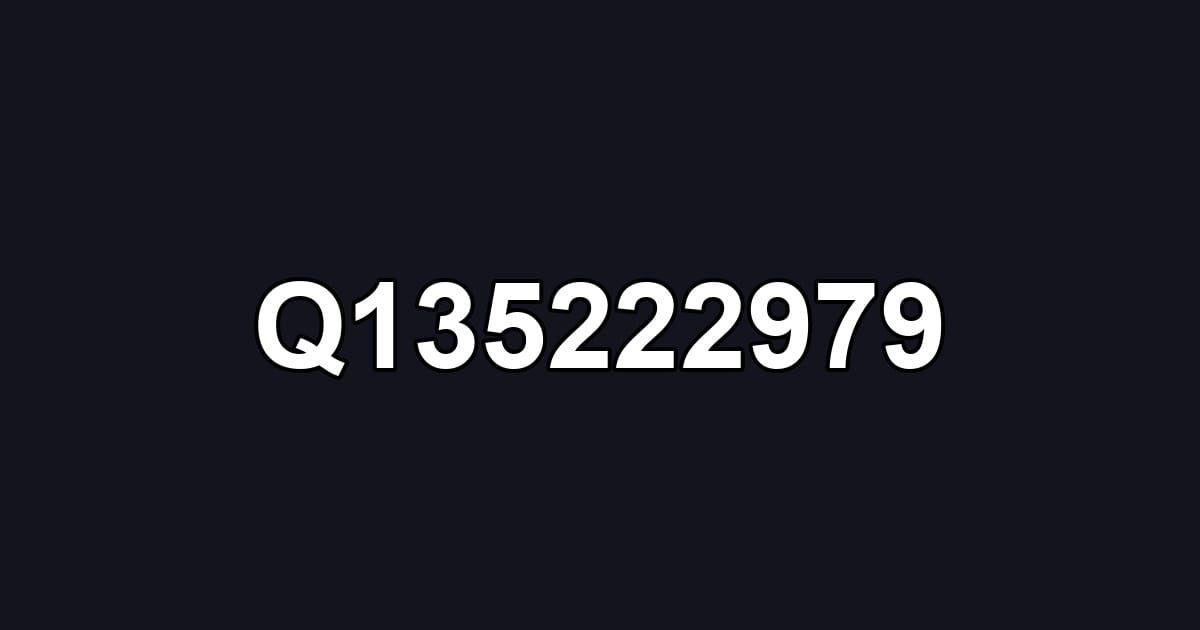Q135222979