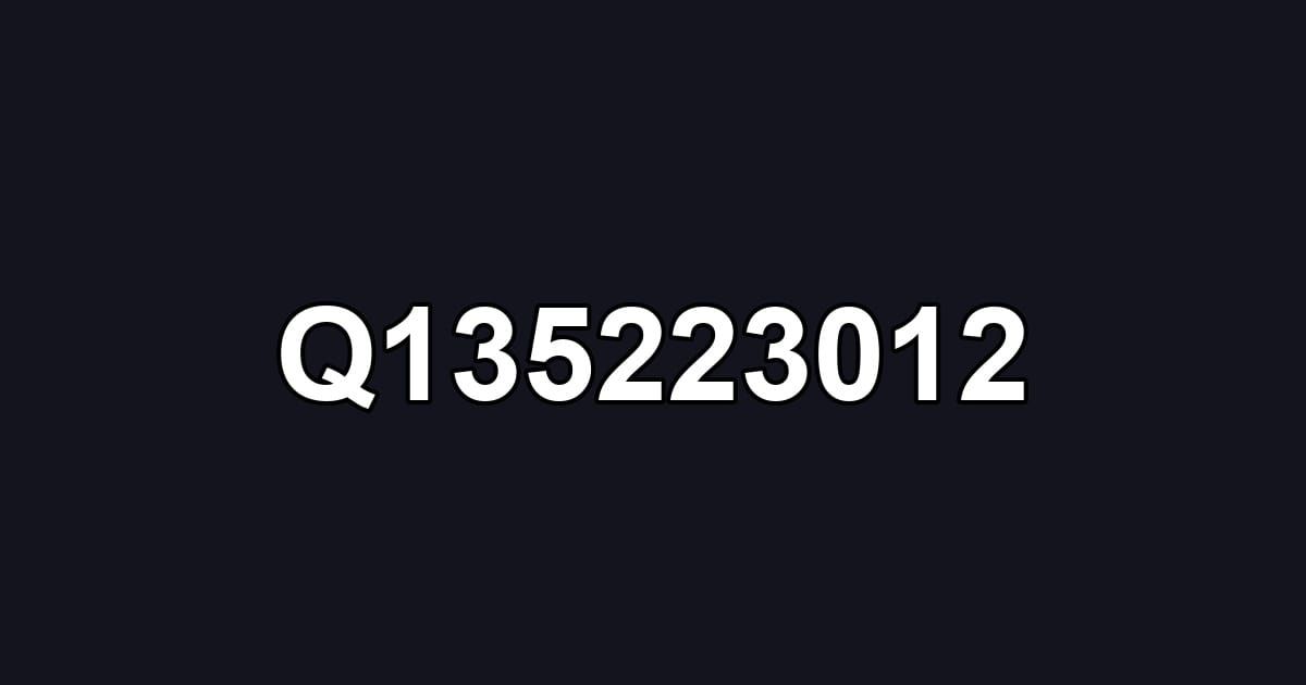 Q135223012
