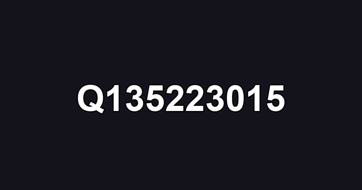 Q135223015