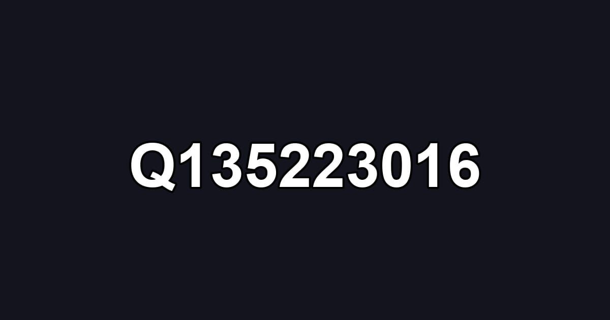 Q135223016