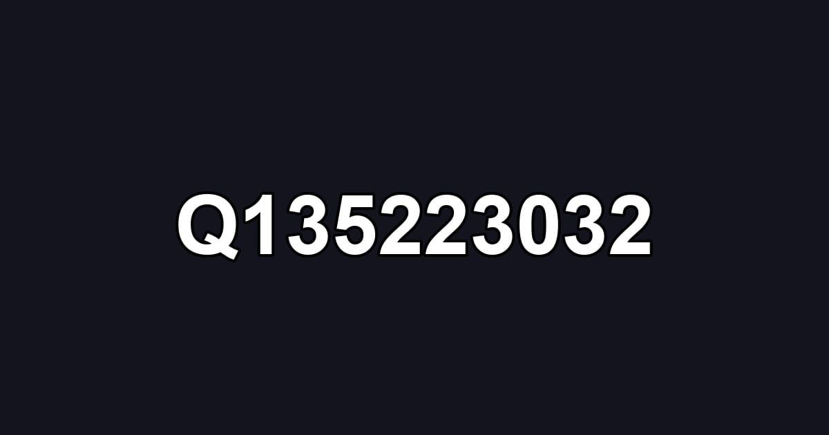 Q135223032