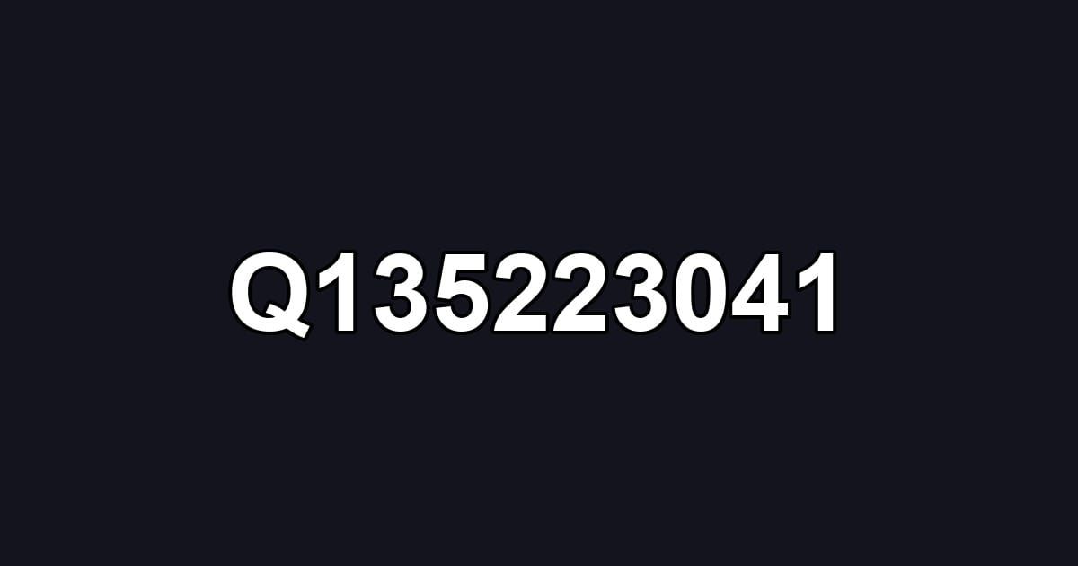 Q135223041