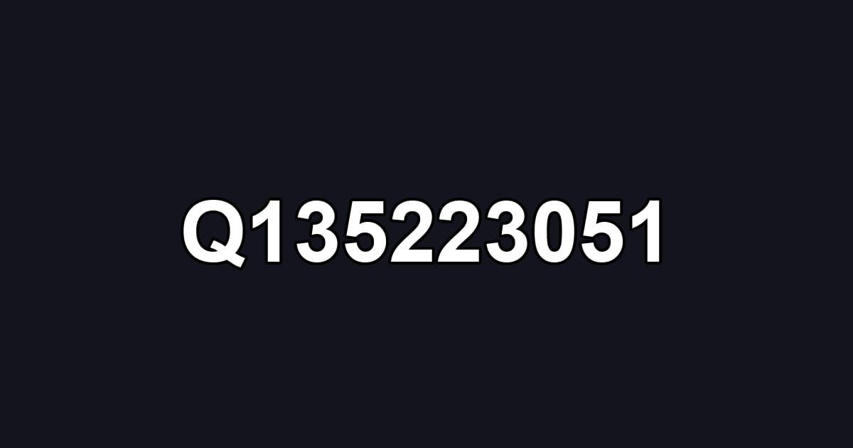 Q135223051