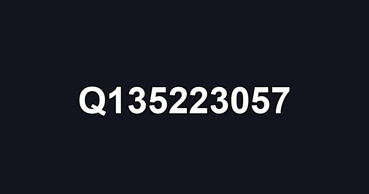 Q135223057