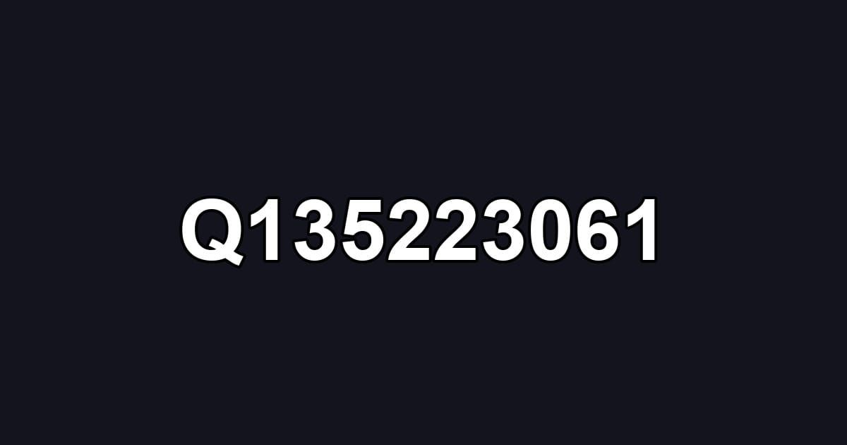 Q135223061