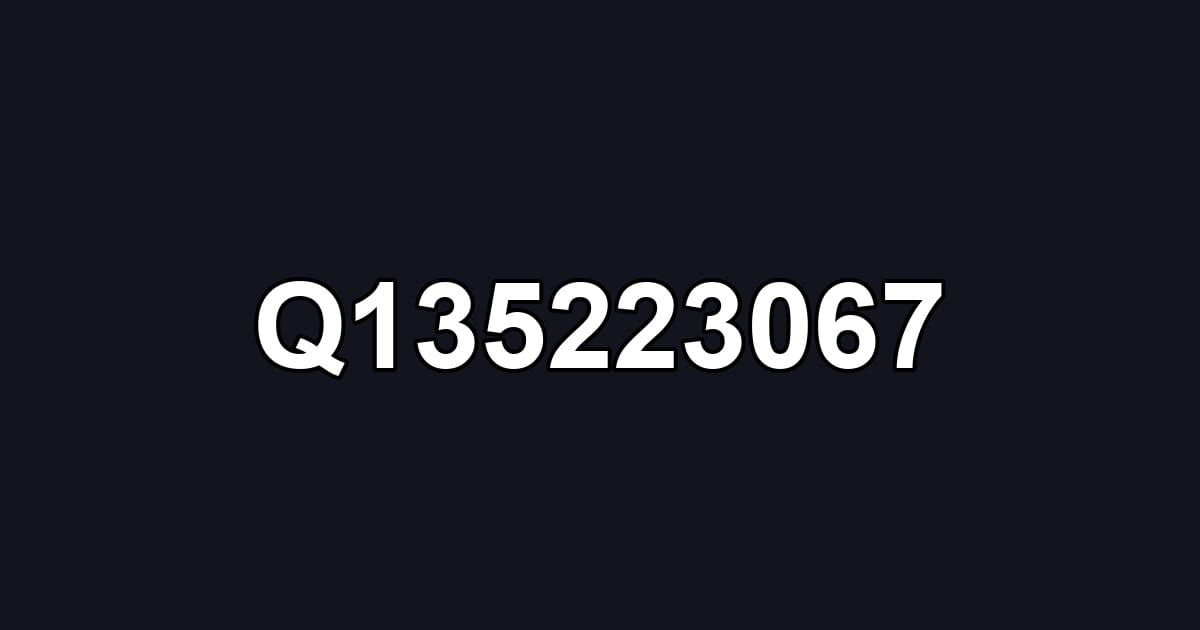 Q135223067