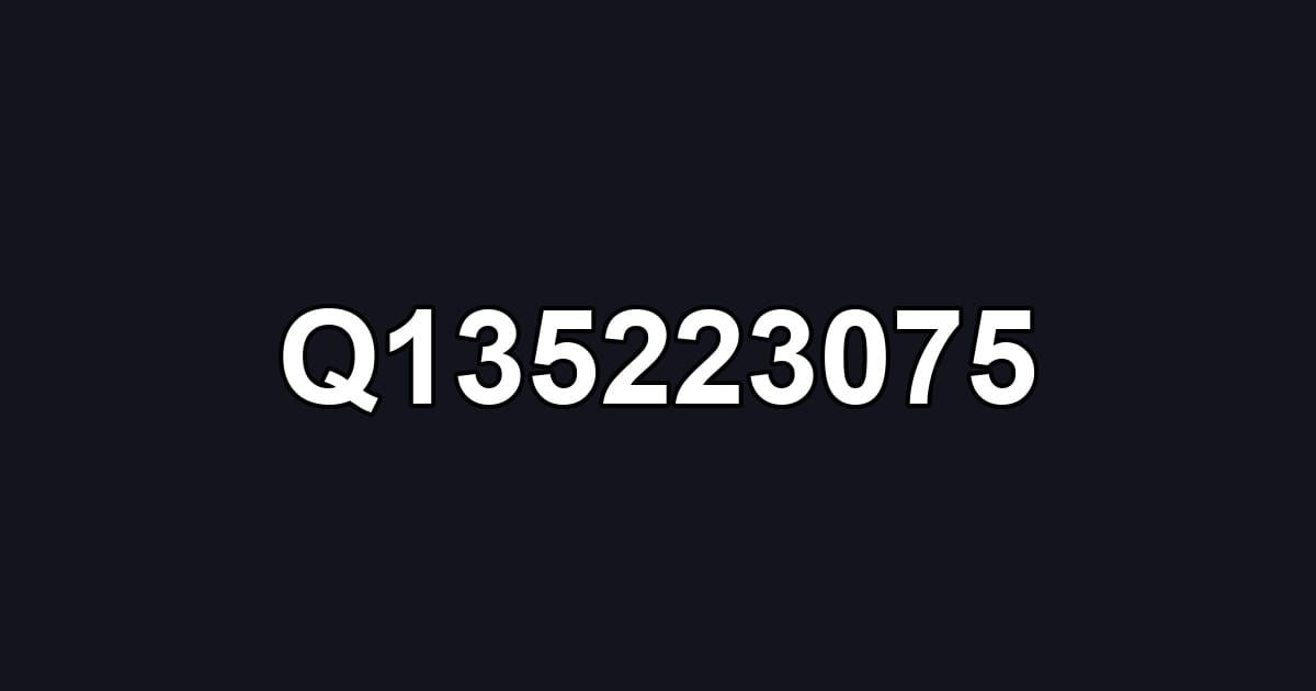 Q135223075