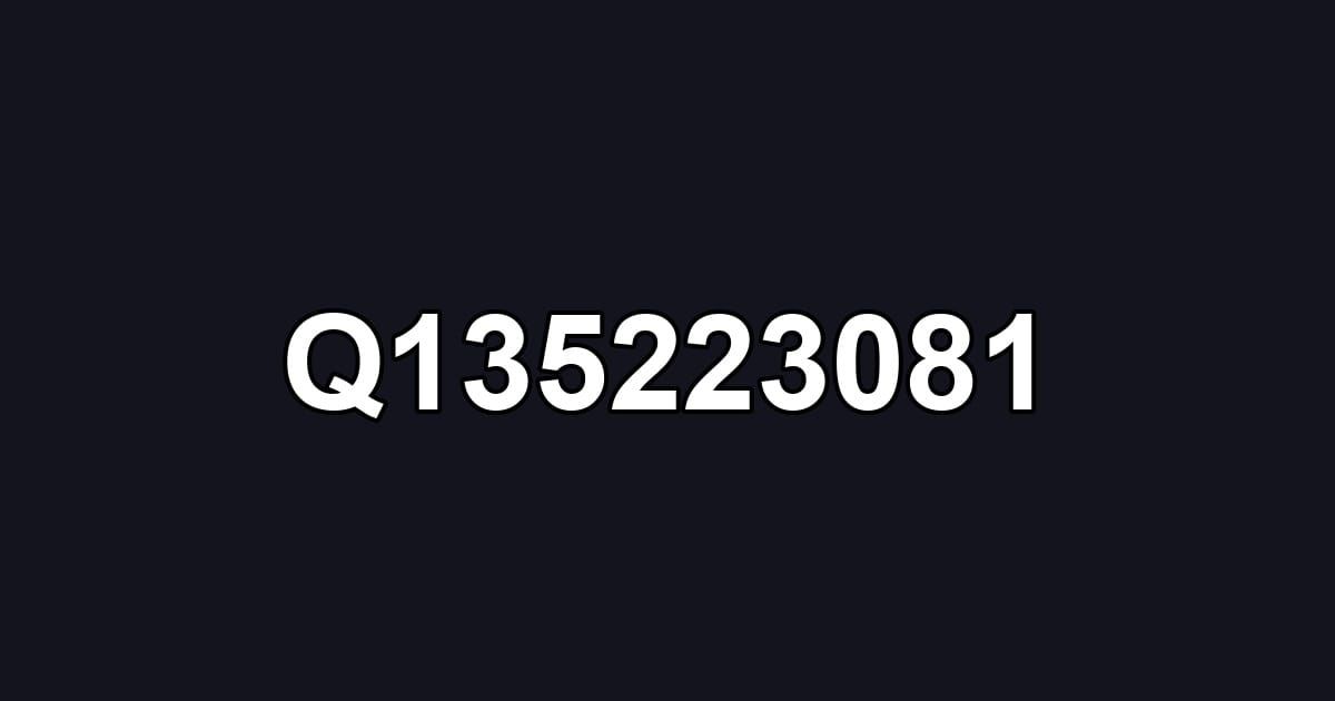 Q135223081