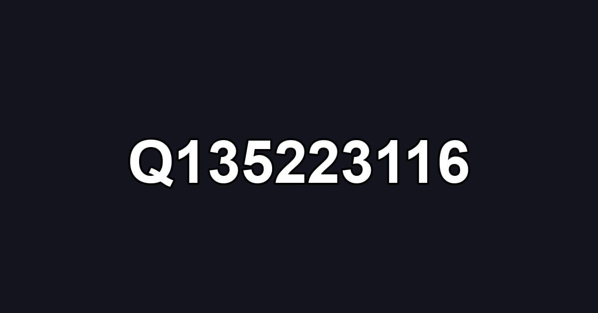Q135223116