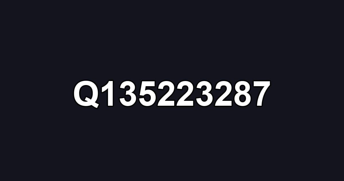 Q135223287