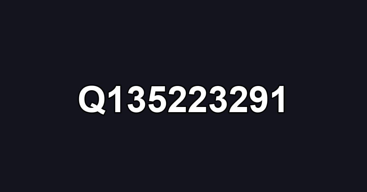 Q135223291