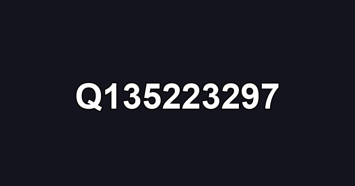 Q135223297