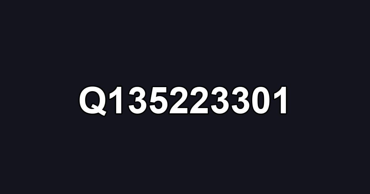Q135223301