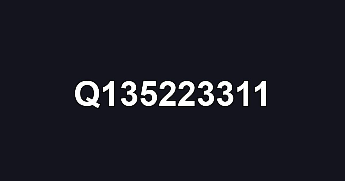 Q135223311