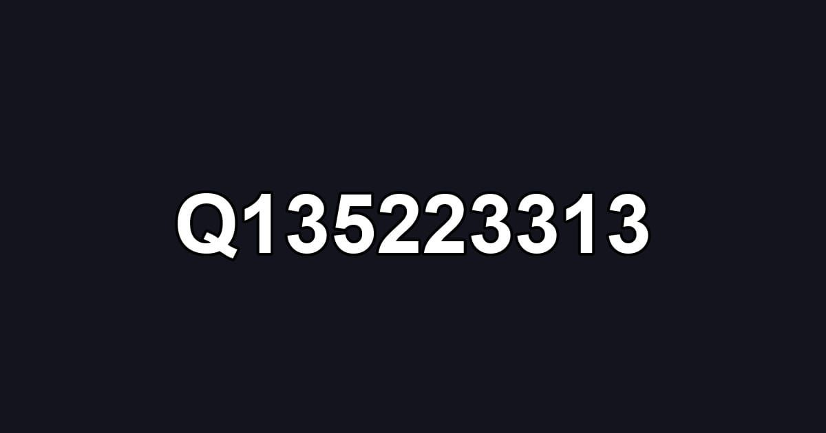 Q135223313