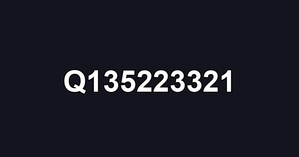 Q135223321